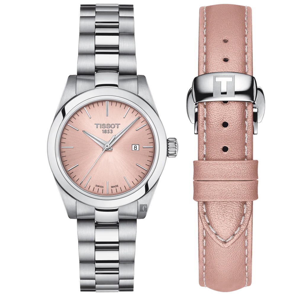 TISSOT 天梭 T-MY LADY 女錶-29.3mm T1320101133100 【附原廠皮革錶帶乙只】, , large