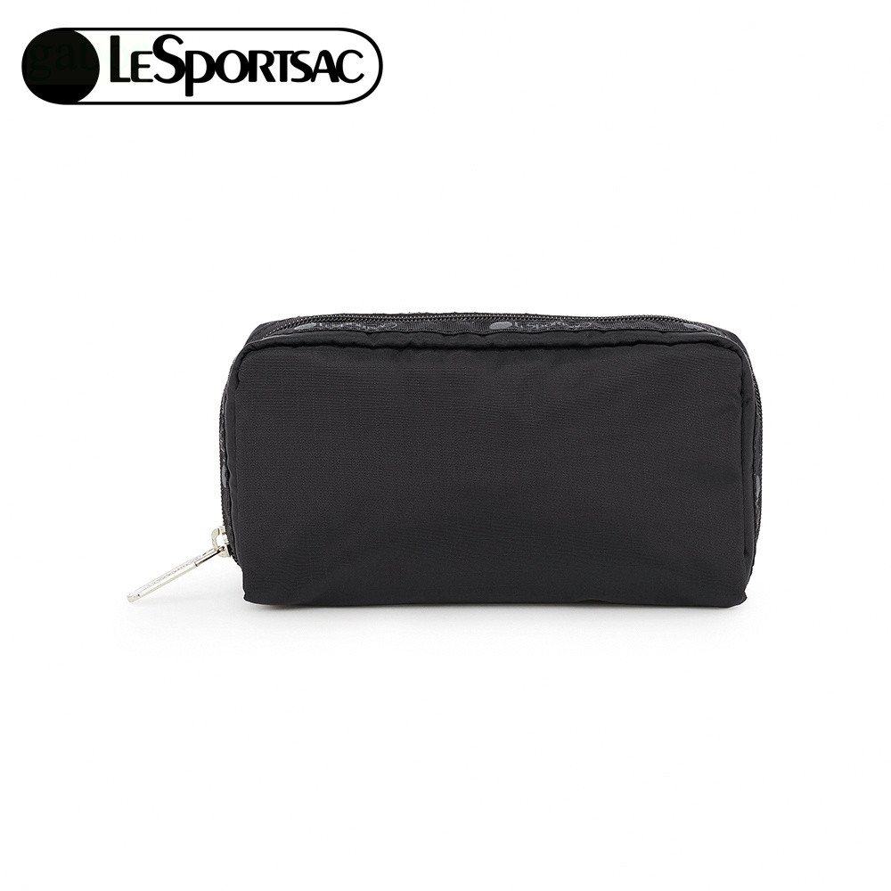 LeSportsac Rectangular Cosmetic 長形化妝包 送禮-永恆黑, , large