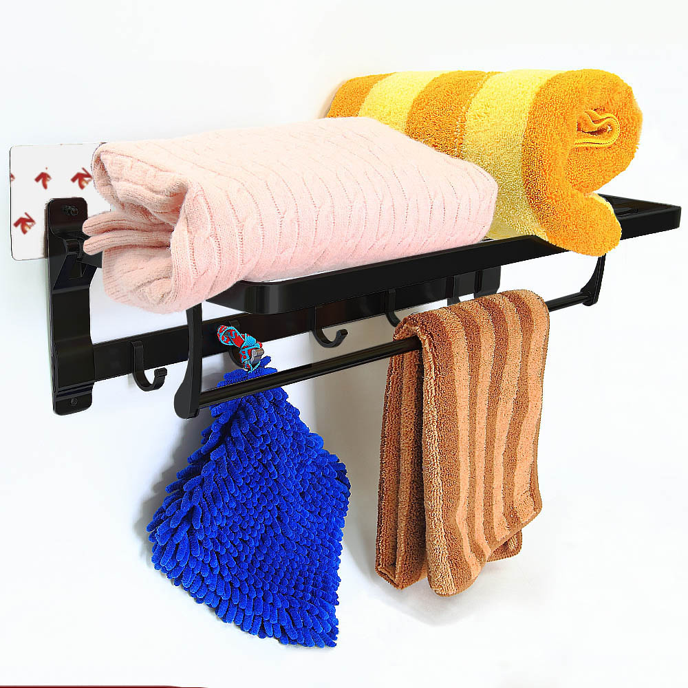 7-Nice aluminum surprise storage bathroom clothes rack, , large