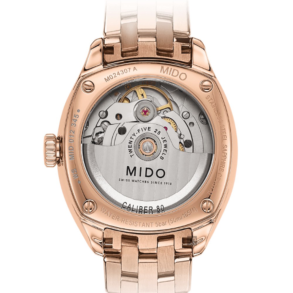 MIDO 美度 Belluna 皇室真鑽機械女錶-33mm M0243073303600, , large
