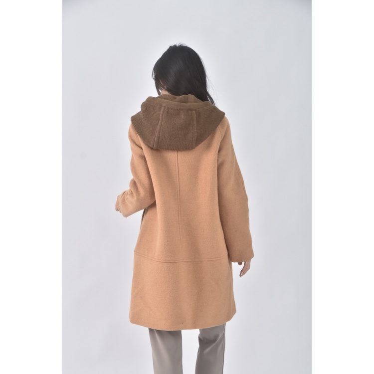 (S) u a質感連帽棕色外套二手衣, , large