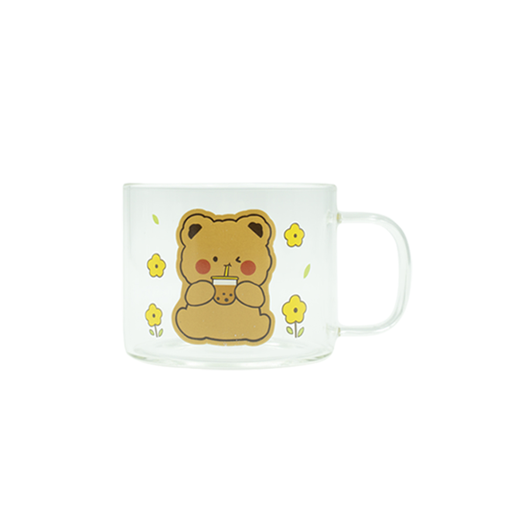 Animal glass mug 500ml, , large