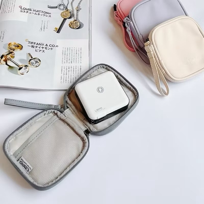 storage bag, 珊瑚粉, large