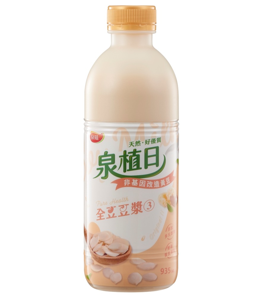 泉植日-全豆豆漿3(杏仁銀耳)  935ml  (3入)