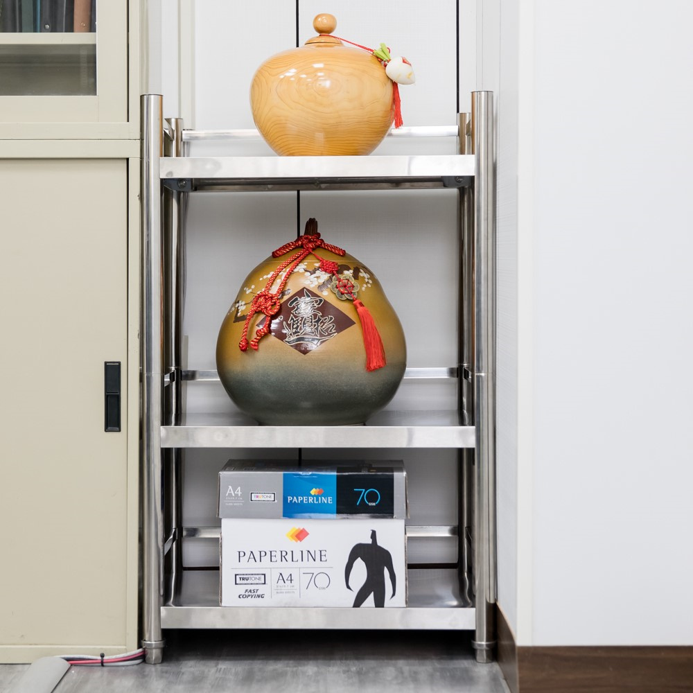 【誠宜居家】80x45x91公分 (三面圍欄-三層不鏽鋼置物架)升級款加粗加厚-加強底部橫梁 收納架 不鏽鋼置物架 不銹鋼置物架 廚房不銹鋼置物架 置物架 家電架 廚房架 架子, , large