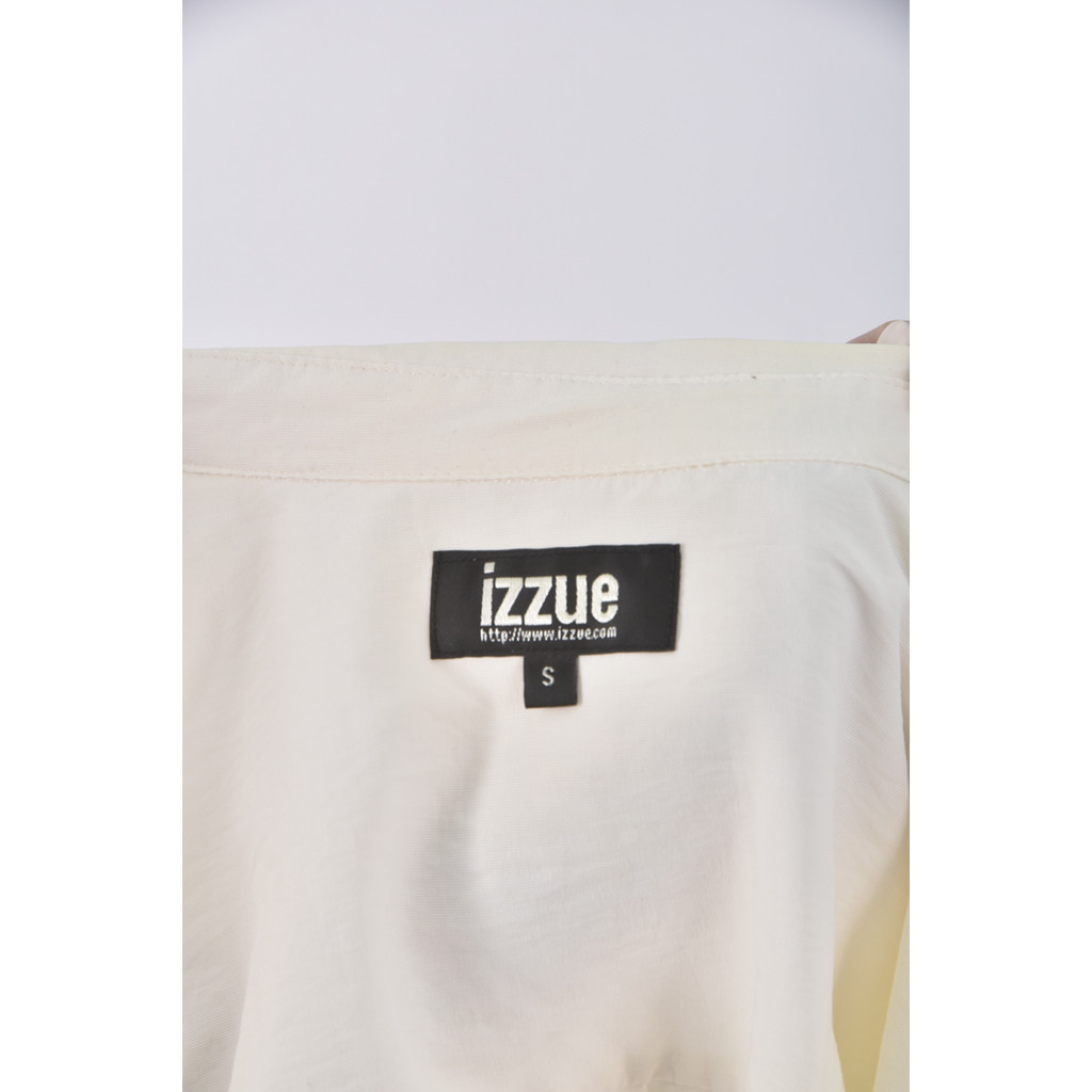 (S) izzue高腰質感白色連身裝二手衣, , large