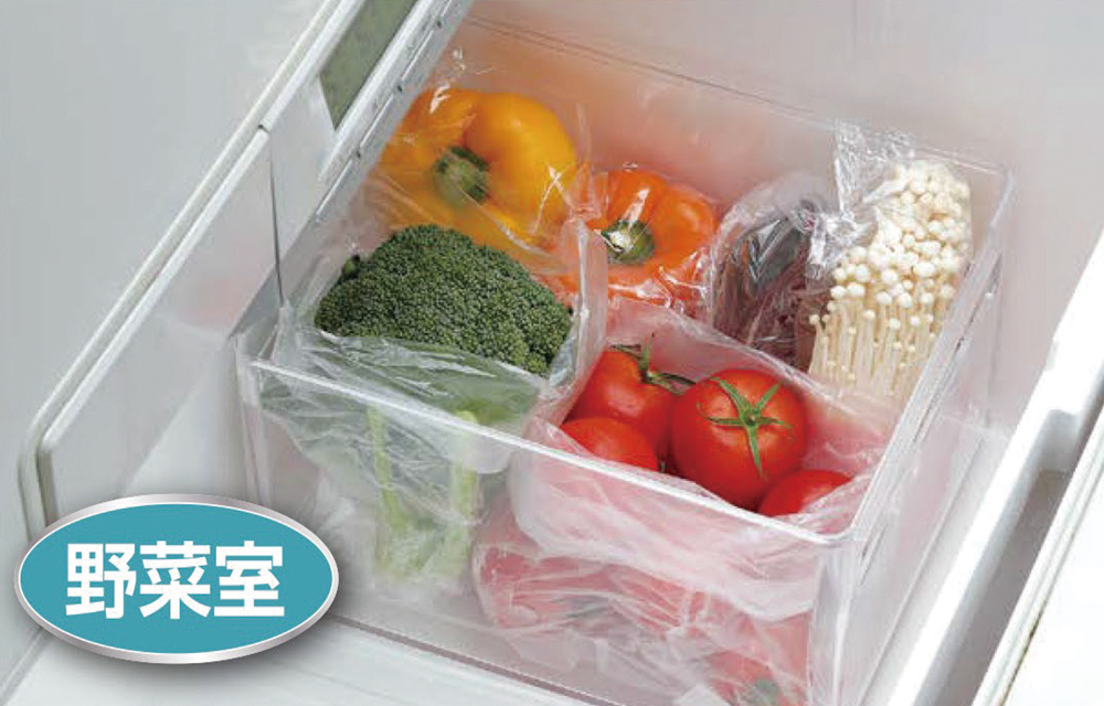 【bestco】Japan-Made Transparent Deep Refrigerator Storage Box, Large (For Refrigerator & Freezer / Open-Handle Design), , large