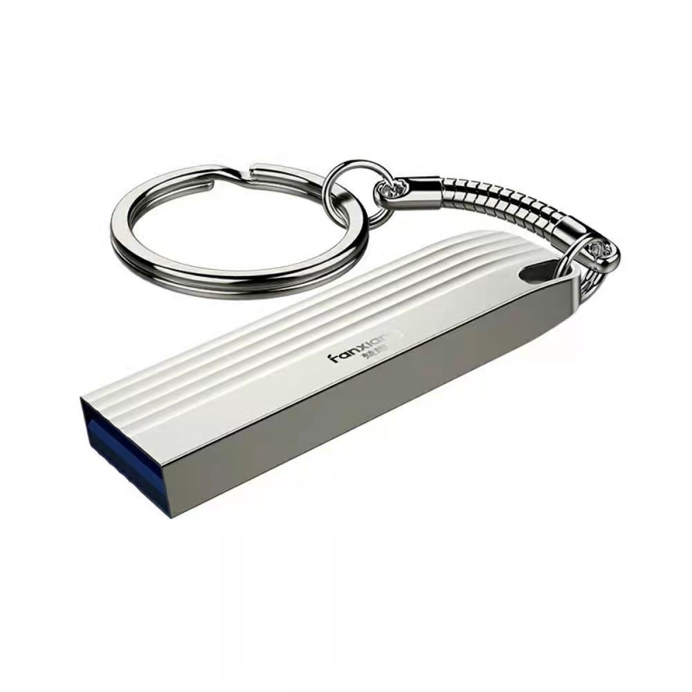 [FANXIANG梵想]USB3.0防水隨身碟全金屬機身贈送鑰匙圈-F310-32GB-2入銀色, , large