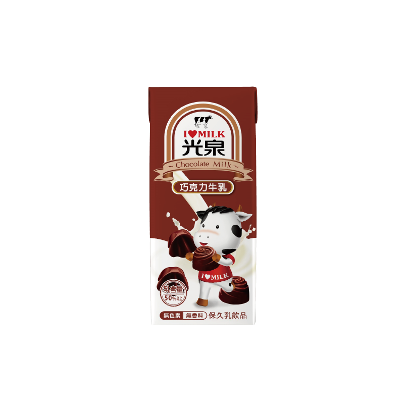 光泉巧克力牛乳330ml, , large