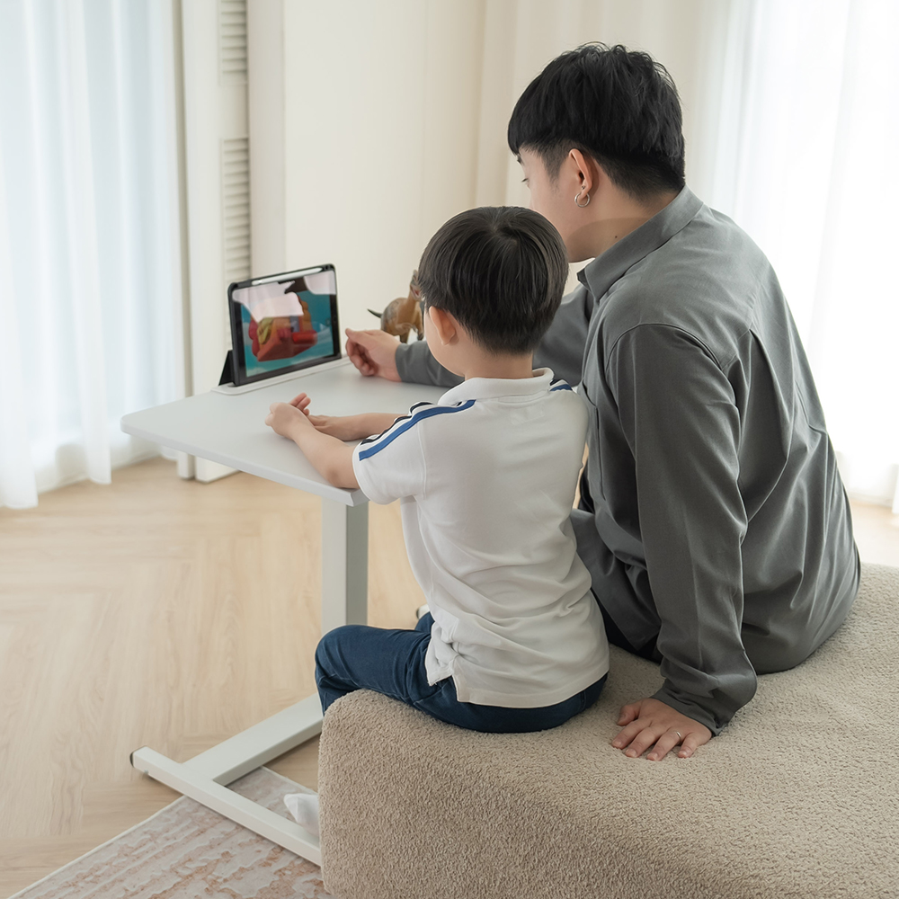 【KAKU健康生活】KA-4814 臺灣製造[好升氣][高桌]氣壓升降桌 多色可選, , large