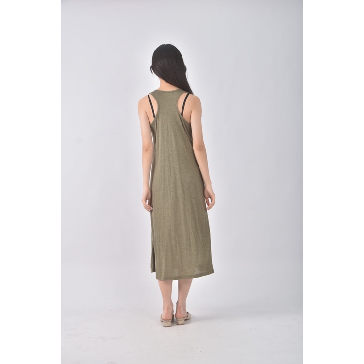 (S) tokyo fashion字母寬鬆綠色洋裝二手衣, , large