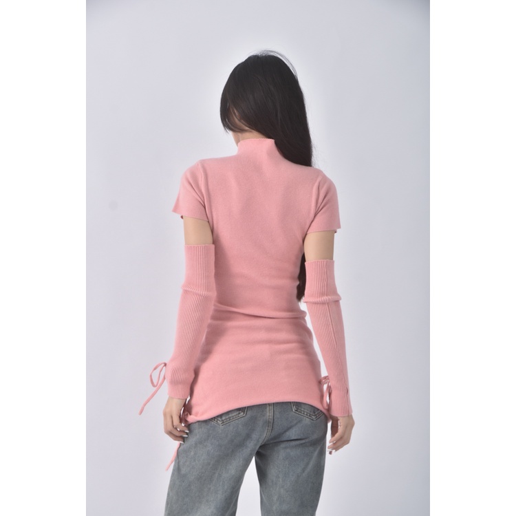 (S) 【安于晴Charlene私服】質感粉色短袖上衣二手衣, , large