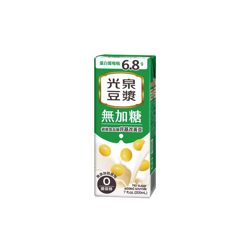 光泉豆漿-無加糖200ml