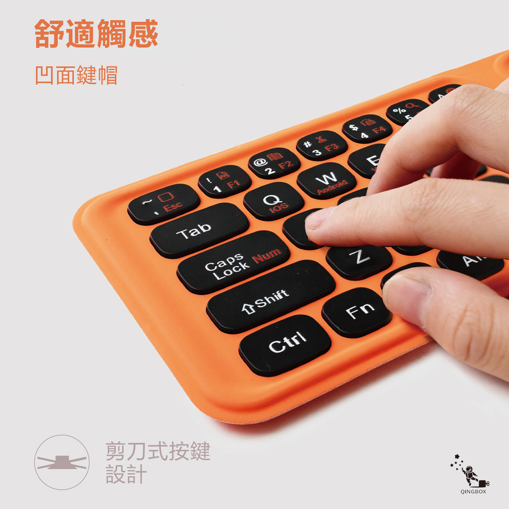 Miffy x MiPOW F01 Slim Fold Keyboard Pink, , large