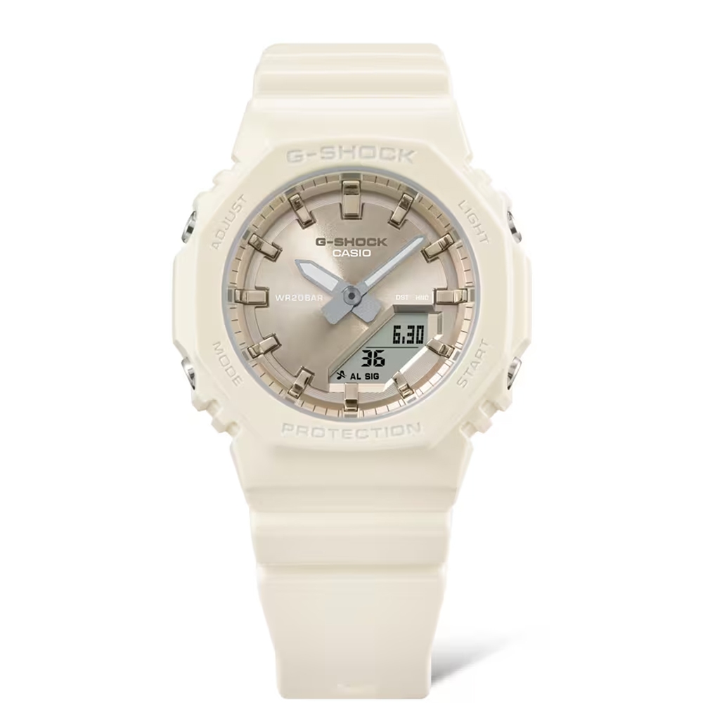 CASIO 卡西歐 G-SHOCK 珍珠光系列八角手錶 女錶 GMA-P2100ST-7A, , large