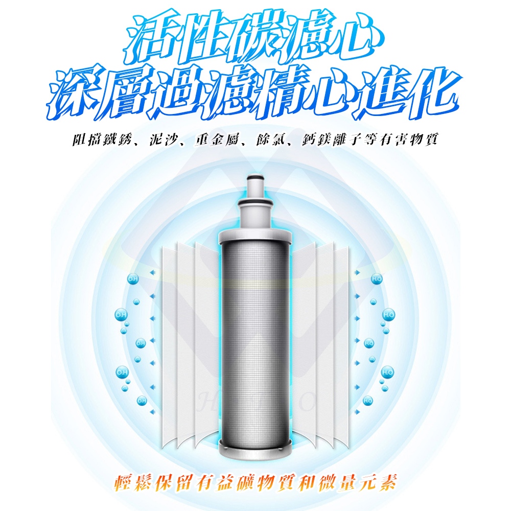 Chlorine-Removal Shower Filter / Transparent White / 2-Pack, , large