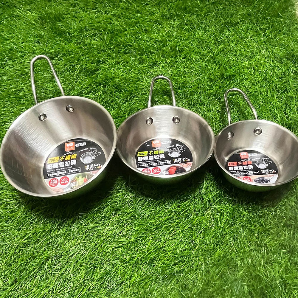 【304不鏽鋼雪拉碗 SGS檢驗合格 輕量好拿 品質保證】雪拉碗 雪拉杯 露營 露營餐具 露營鍋具 露營裝備, , large