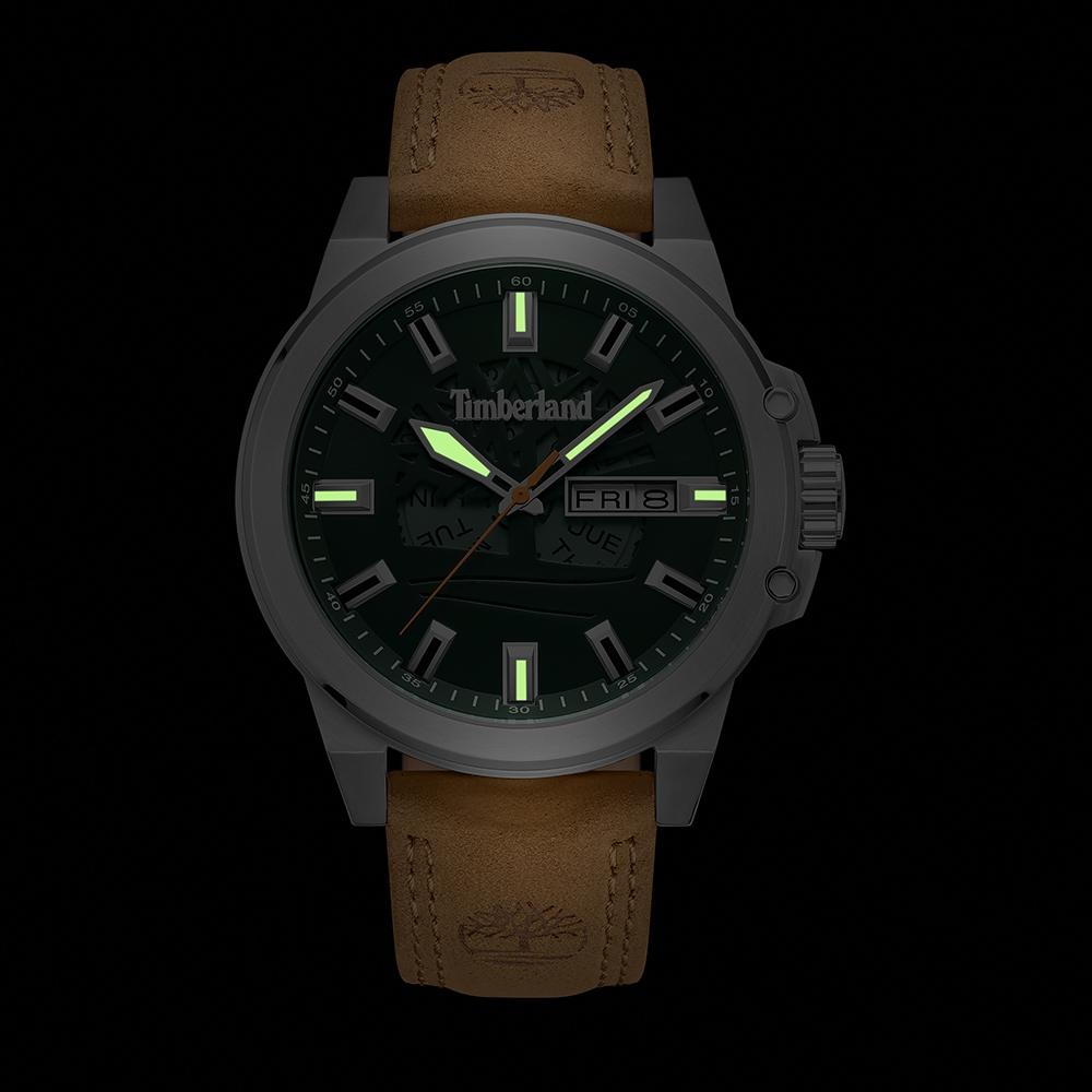 Timberland 天柏嵐 經典大樹大三針手錶-46mm TDWGB0040802, , large
