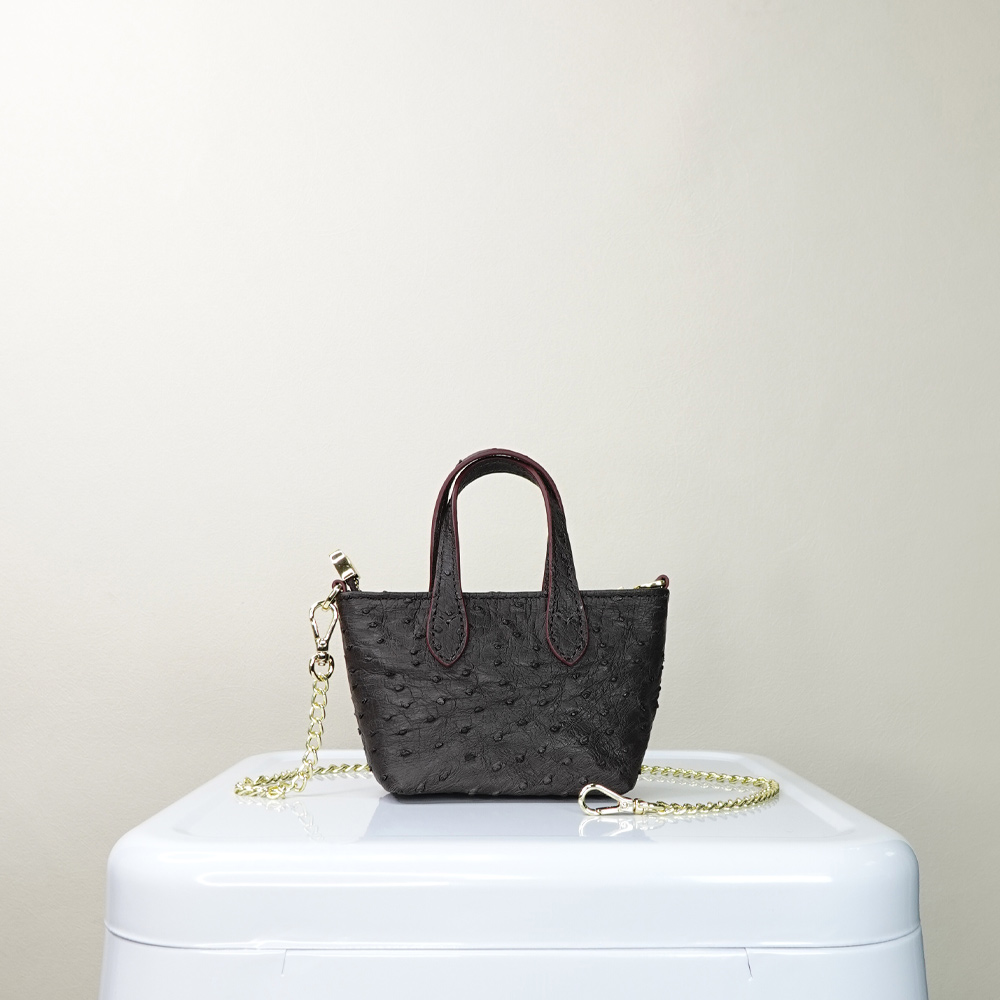 【M2nd】Ostrich Mini Tote, , large