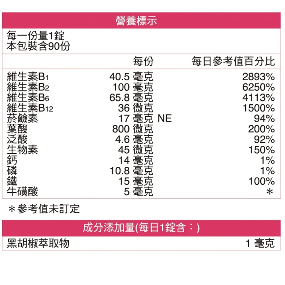 [佑全保健藥妝]永信HAC綜合B群+鐵錠90錠/瓶, , large