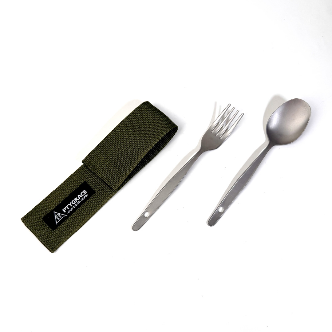 [PTYGRACE] 純鈦叉匙(大)組 純鈦餐具 PY-6308, , large
