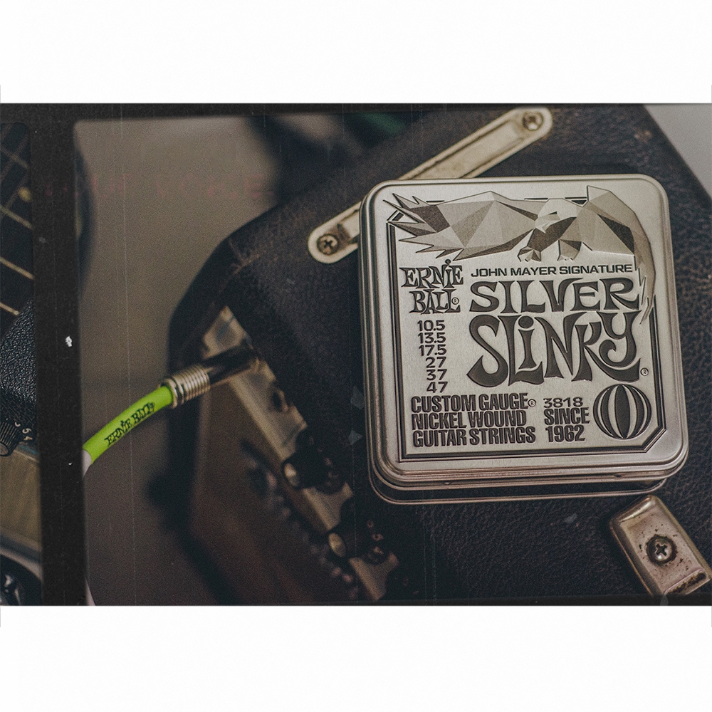 ERNIE BALL 3818 John Mayer Silver Slinky 電吉他套弦 10.5-47【敦煌樂器】, , large
