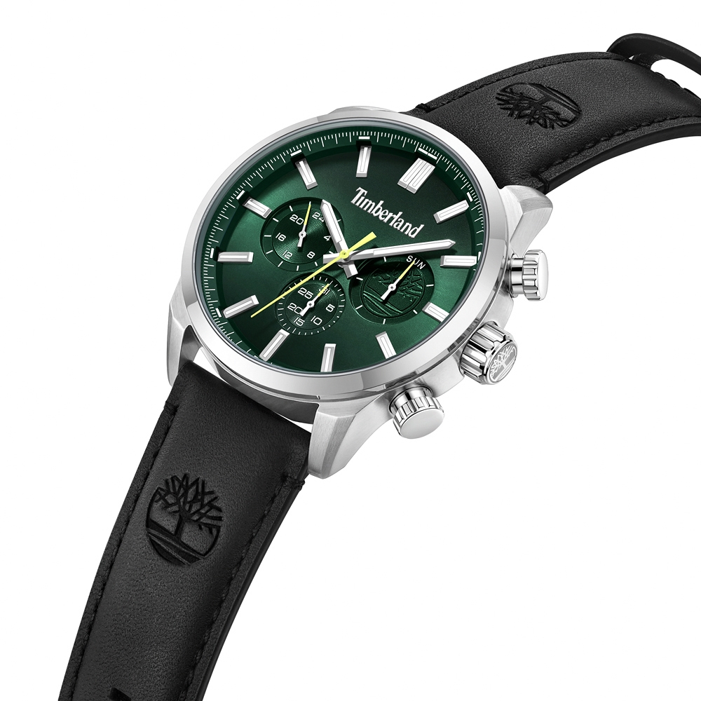 Timberland 天柏嵐 HENNIKER II系列 三眼多功能手錶-46mm TDWGF0028703, , large