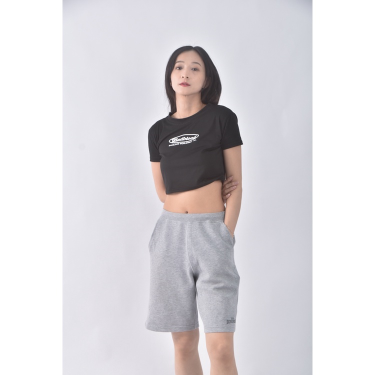 (S) uniqlo高腰質感棉質灰色短褲二手衣, , large