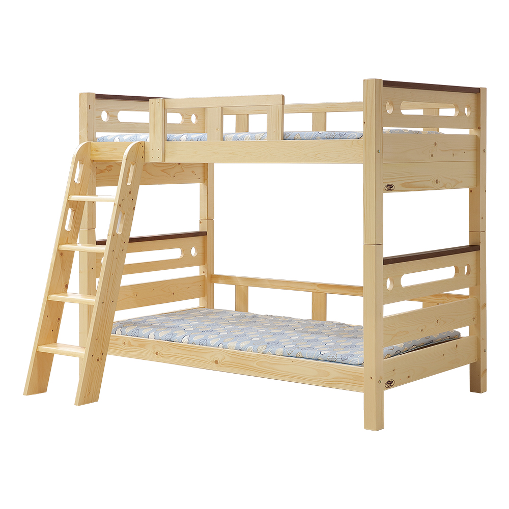 【唯熙傢俱】馬克北歐松3.5尺雙層床