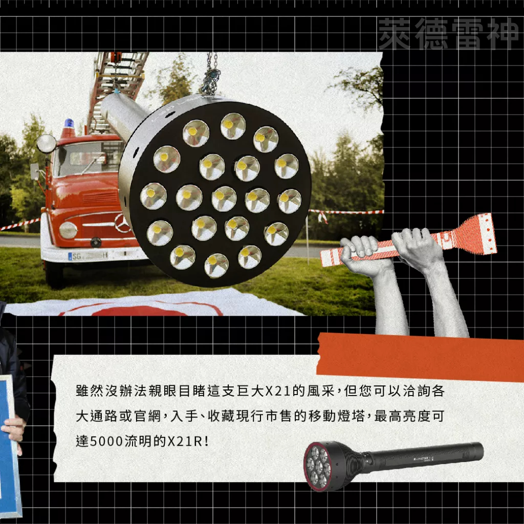 【德國Ledlenser】X21R 專業強光充電式手電筒, , large