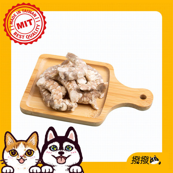 【買一送一｜惜福好食光】[撥撥] 無毒白蝦仁 - 東部純淨海水養殖，貓狗適用原肉凍乾｜每包20g (效期到2025/9/18) (下單須為雙數), , large
