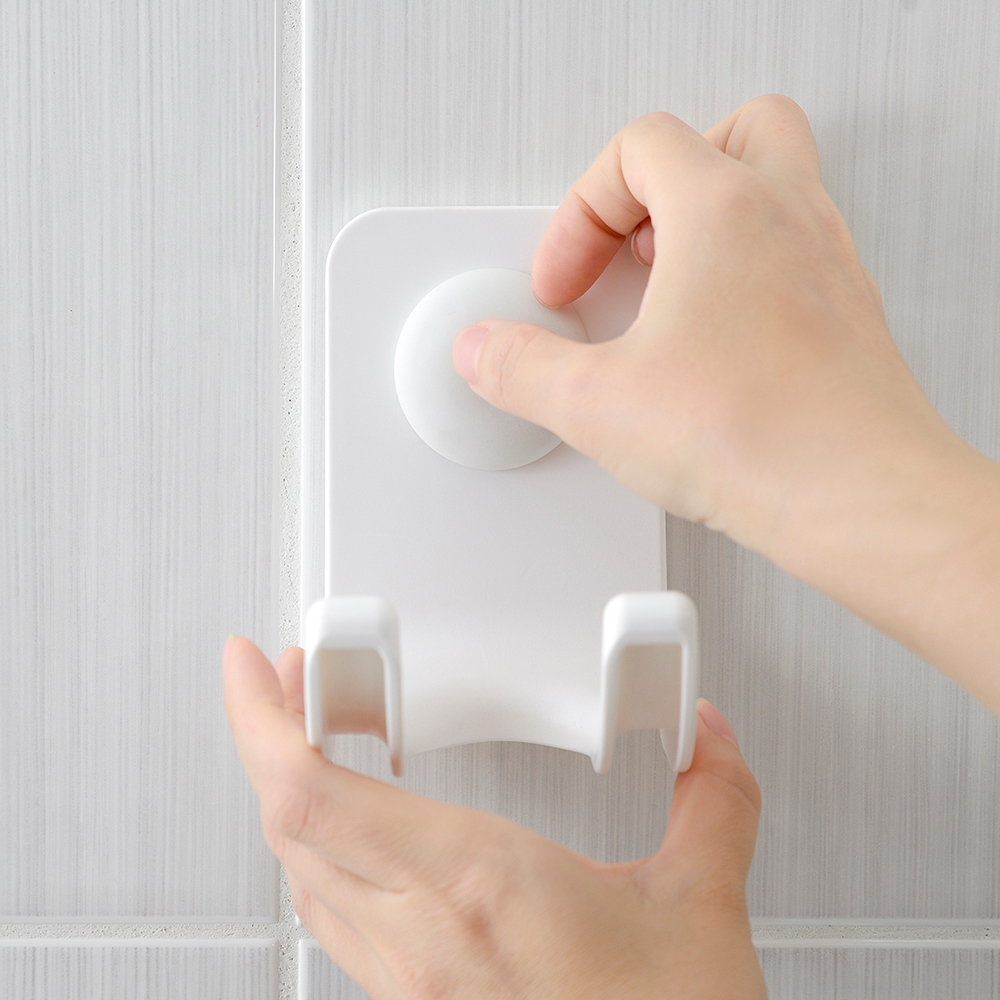 【收納精靈】RT-A8004 吹風機架 內附無痕膠片-白色, , large