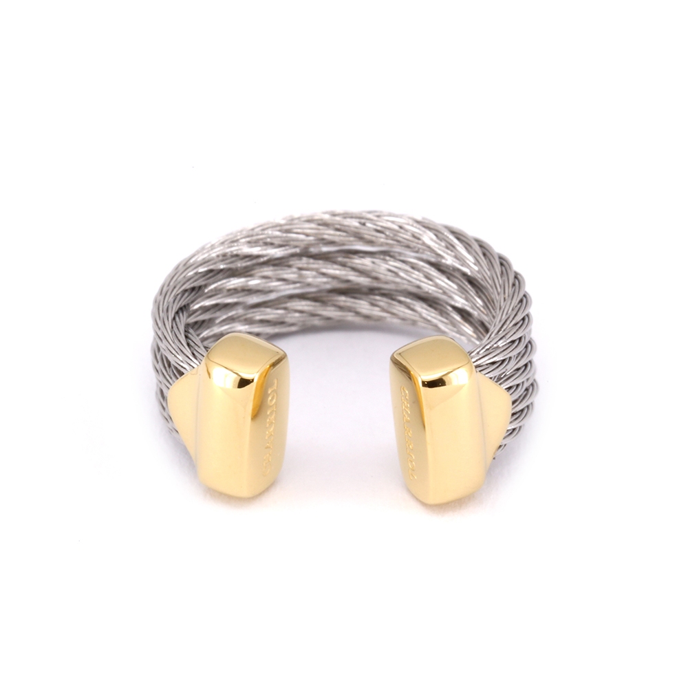 CHARRIOL 夏利豪 CELTIC 三層鋼索耳骨夾 03-104-1280-1