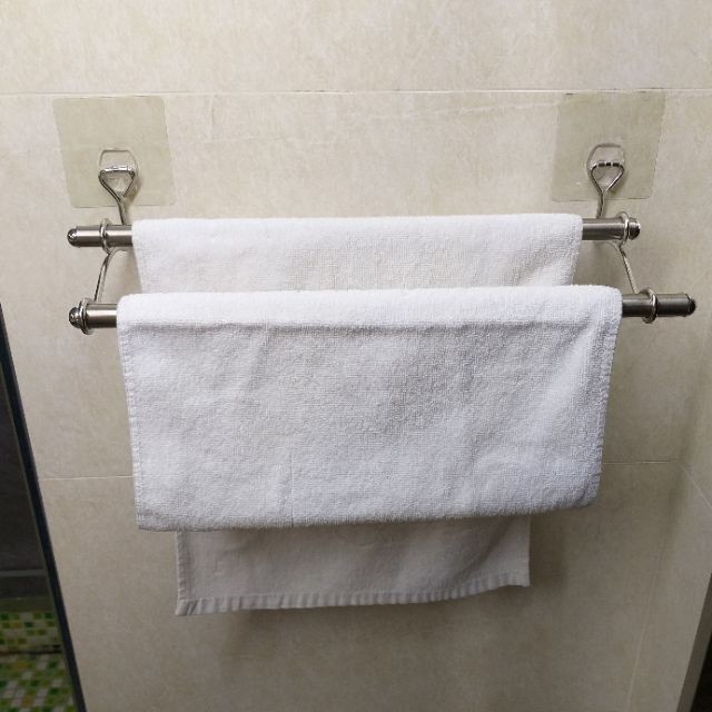 [Beargood sticker] 50cm Double Towel Bar (304 Stainless Steel), , large