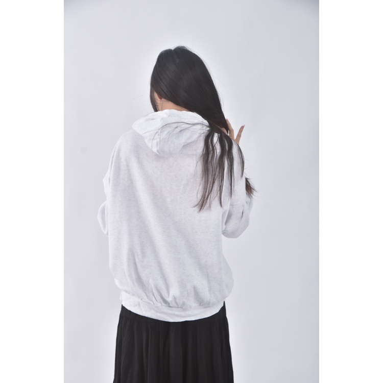 (F) lego質感連帽灰色長袖上衣二手衣, , large