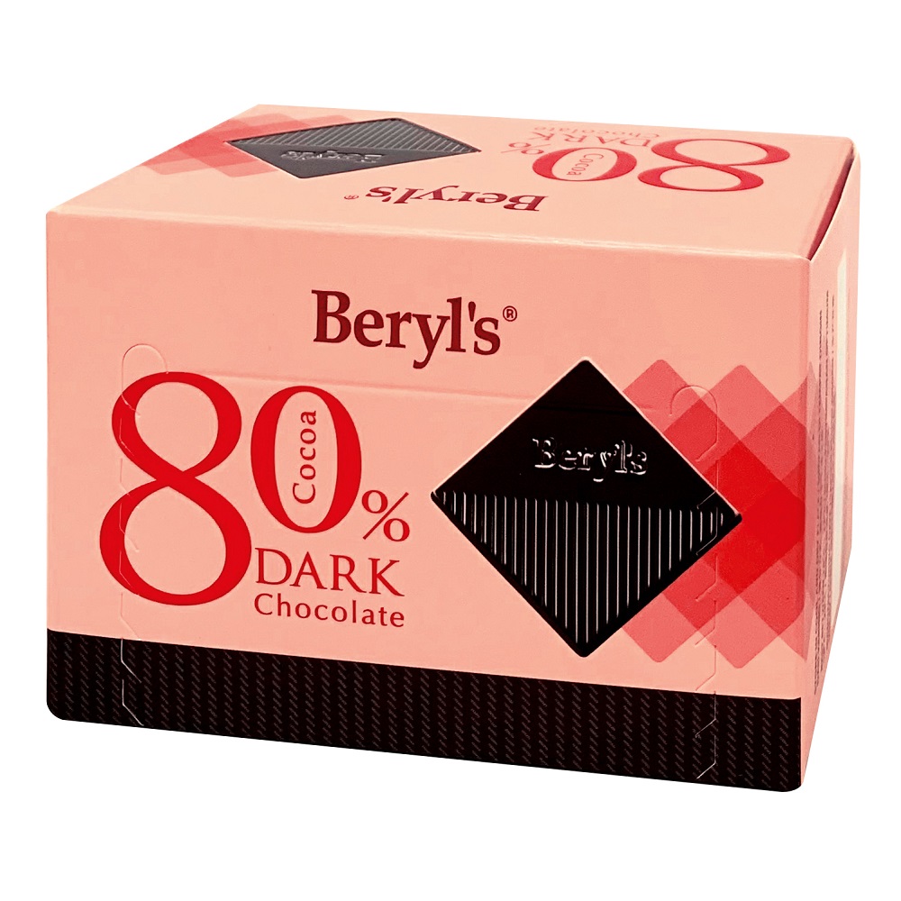 Beryls 80 Cacao Dark Chocolate 60g, , large