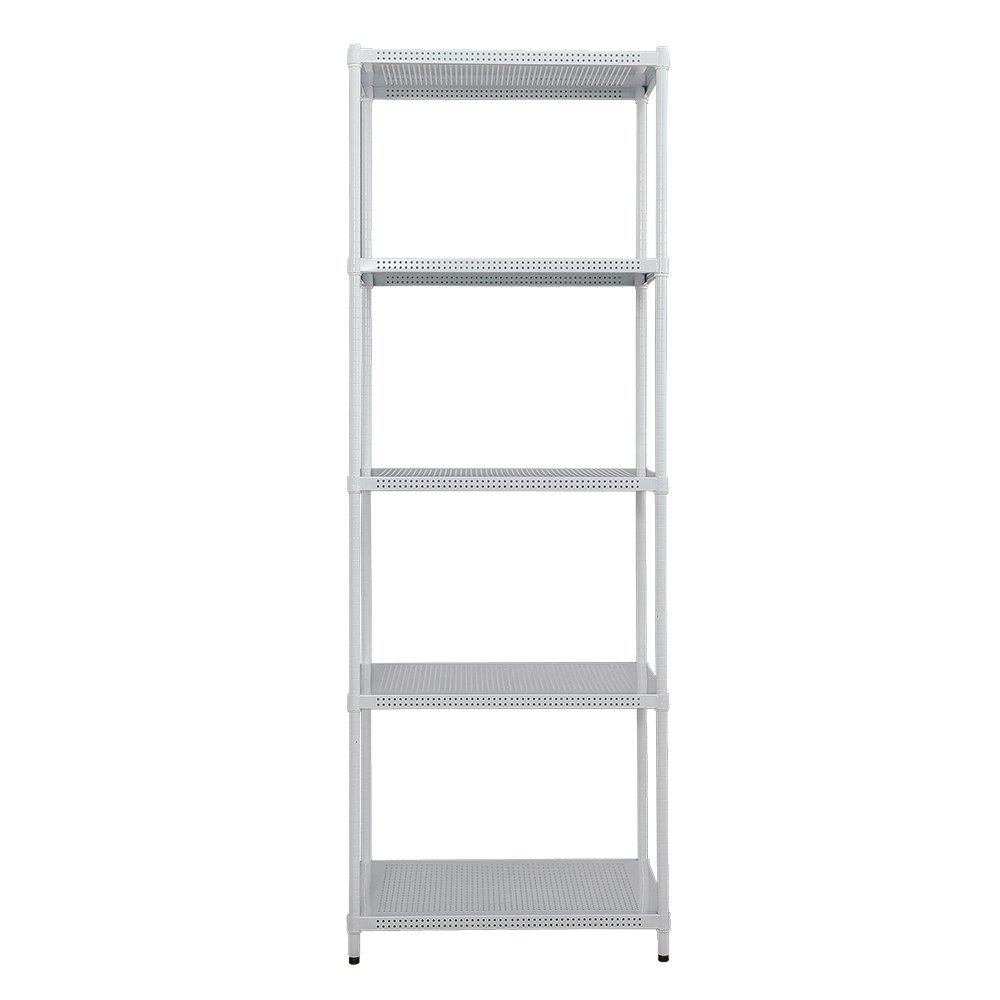 【Y HOUSE】75x45x210cm perforated plate five-layer shelf perforated plate shelf iron rack - paint white