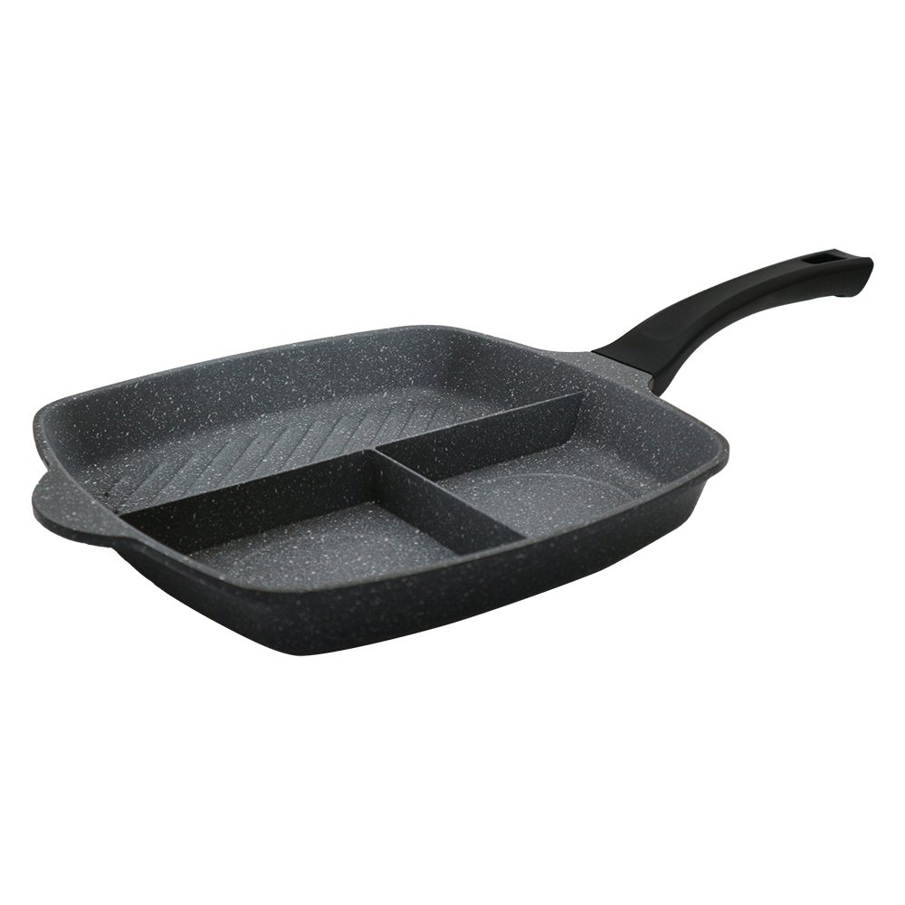 PERFECT極緻鑄造三格平煎鍋-28cm-2支