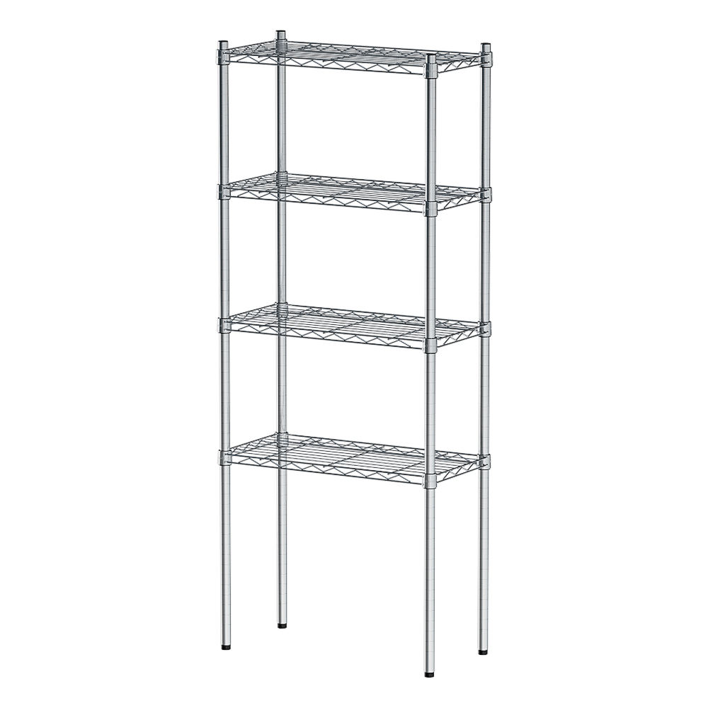 【Y HOUSE】60x30x150cm Lightweight Four-layer Iron Rack Iron Rack Shelf-Electroplating, , large
