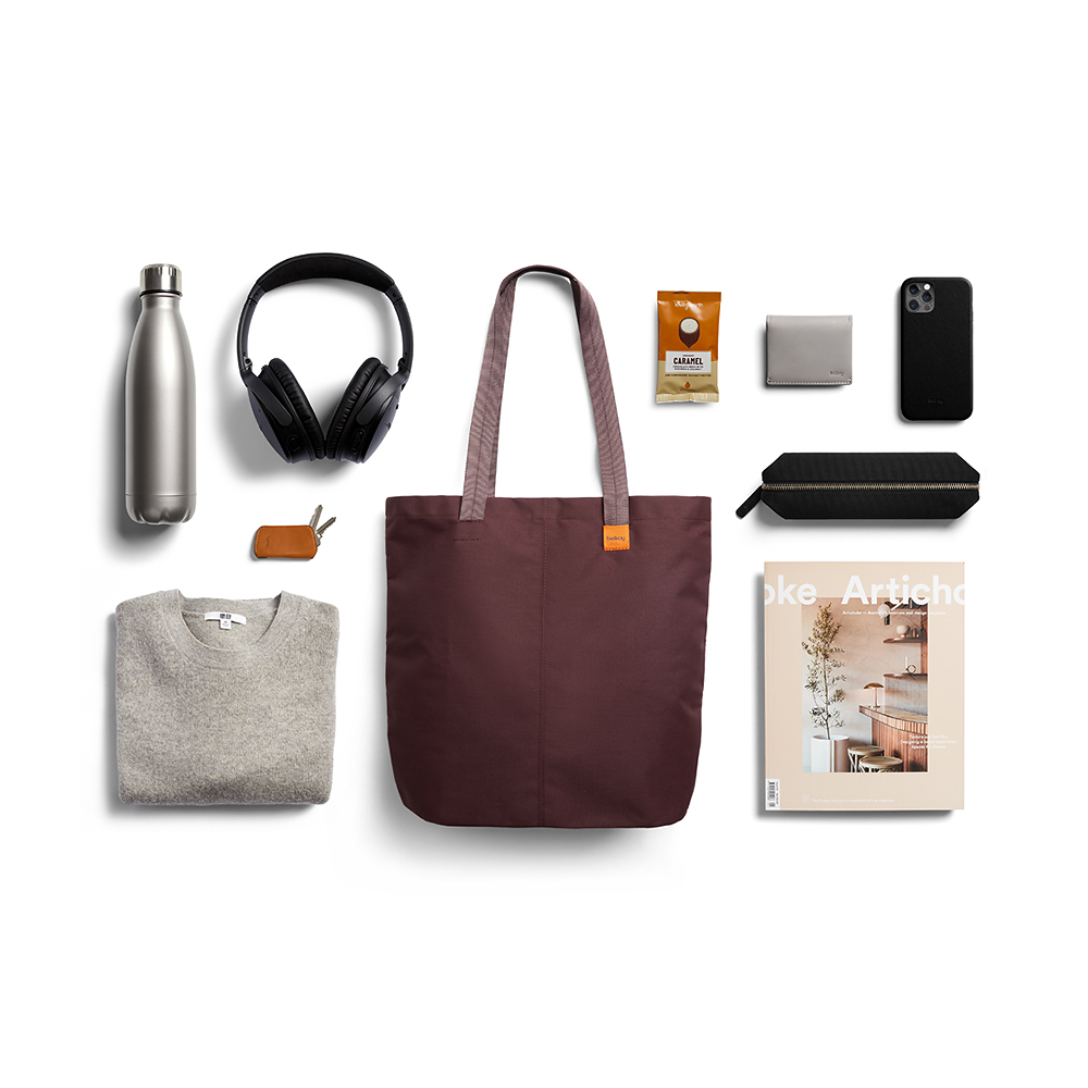 Bellroy 簡約素面托特包10L 購物袋 手提袋 肩背袋 禮物 送禮 推薦(酒紅色), , large