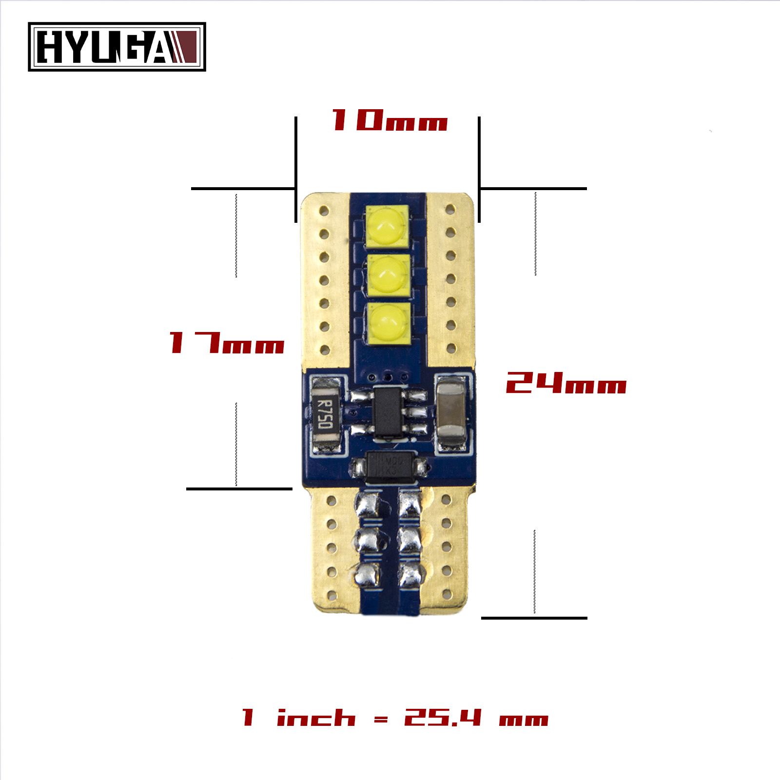 [PA LED]  HX-1｜T10 LED 車牌燈 小燈 室內燈 後車箱燈 白光, , large