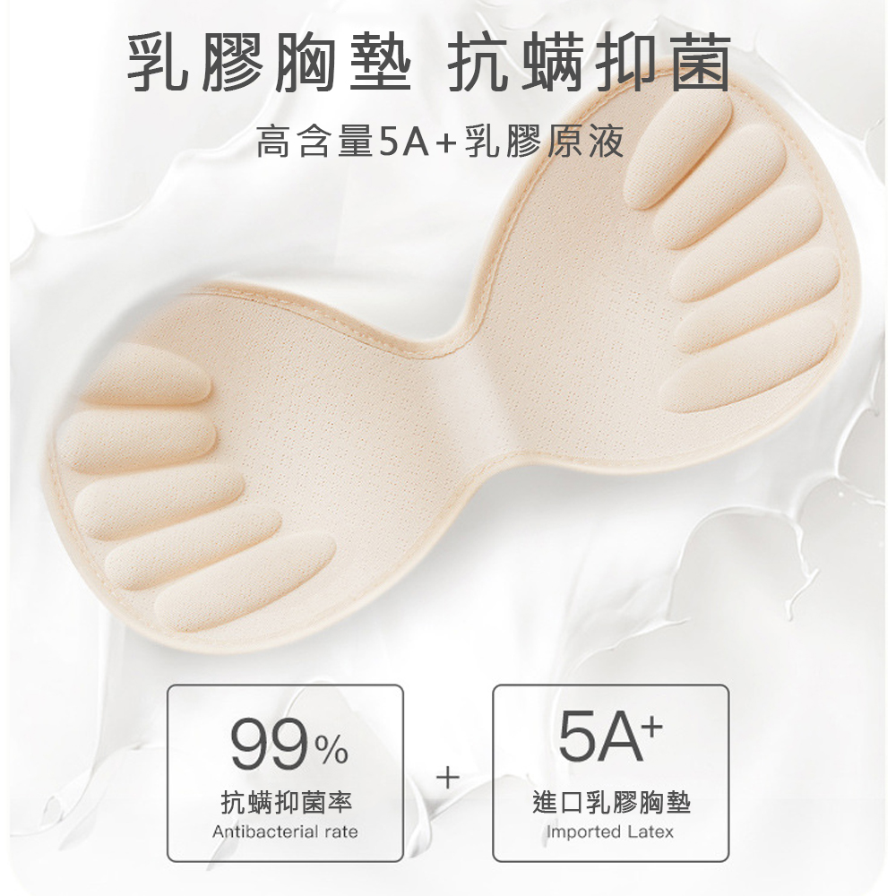 [凱得國際]KISSDIAMOND頂級乳膠抗菌無痕內衣KDW-M8204 L/黑色, , large