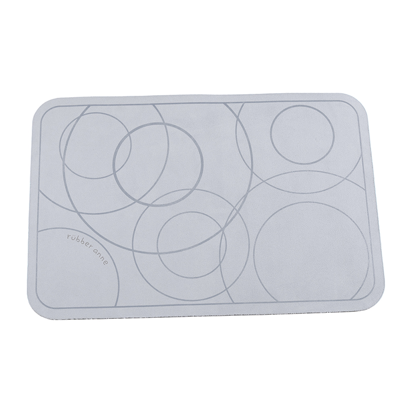 【Monster】 2mm Travel Soft Diatomaceous Earth Absorbent Mat – Waltz (60x40cm) – Cool Rock Gray, , large