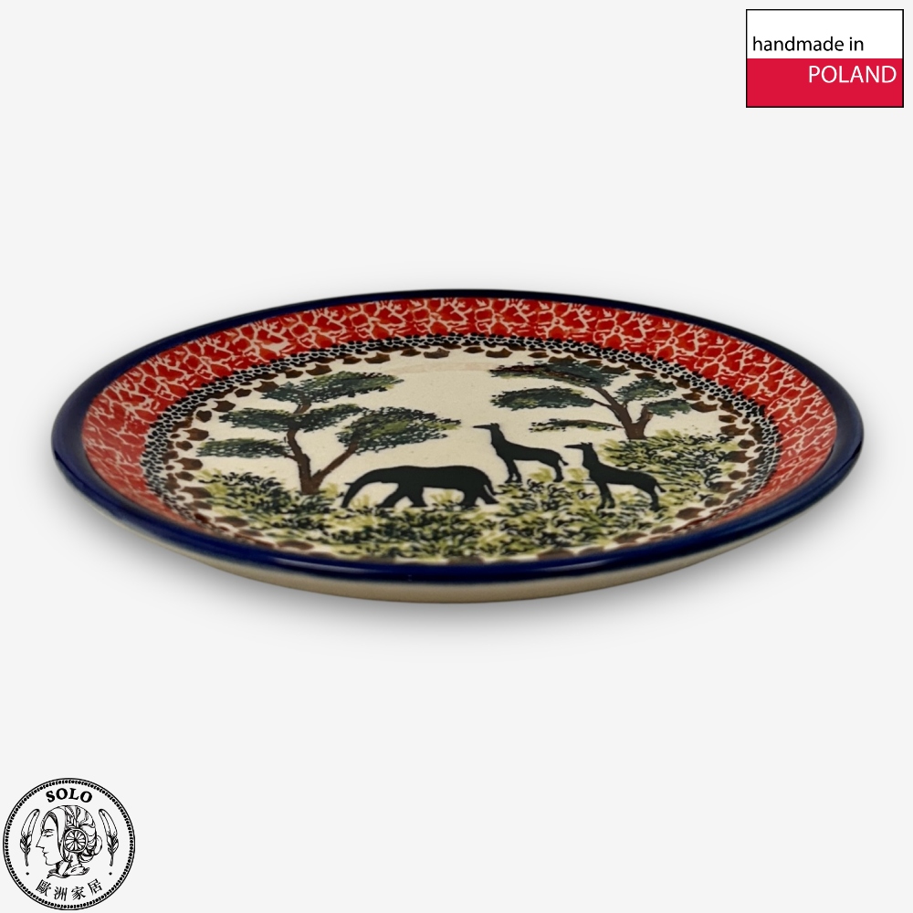 【SOLO歐洲家居】波蘭製 Cerraf 波蘭陶 17cm 甜點盤 圓盤 曠野長歌系列, , large