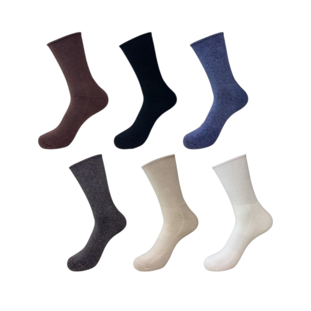 【BVD】無勒痕氣墊男長襪<深麻灰>B656 毛巾底 運動襪 機能襪, , large