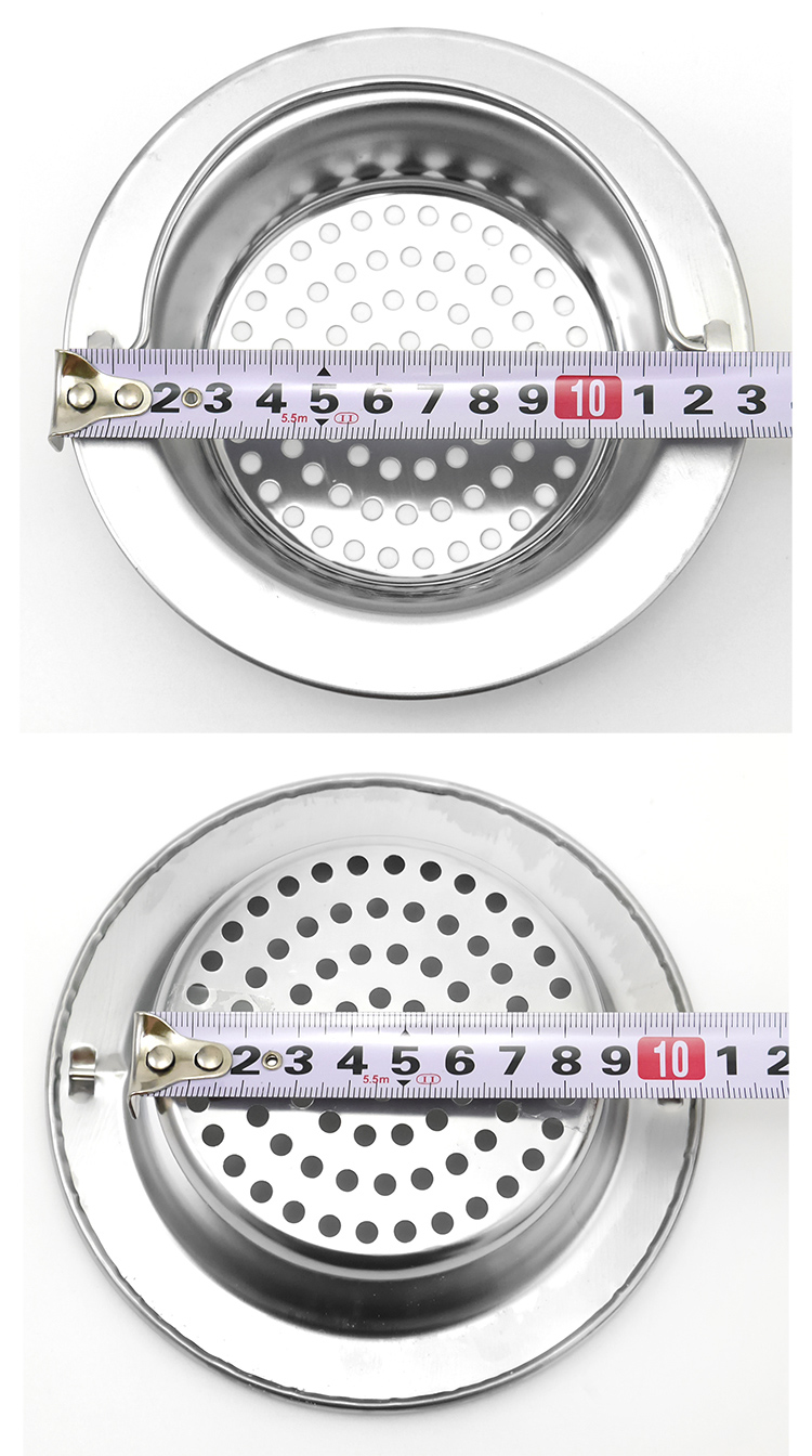 日本製流理台不鏽鋼排水濾網-13.2cm-3入, , large