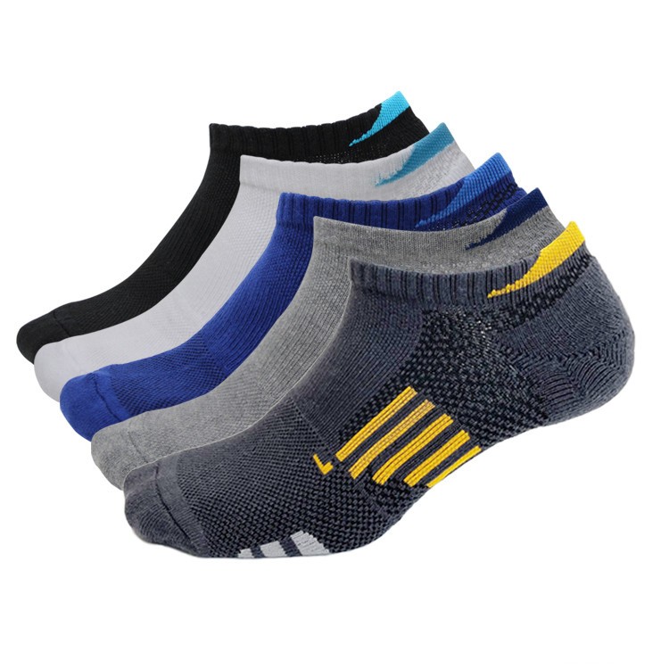 【D&G】透氣避震足弓男襪<中灰>D398 氣墊 毛巾底 襪子 機能運動襪, , large