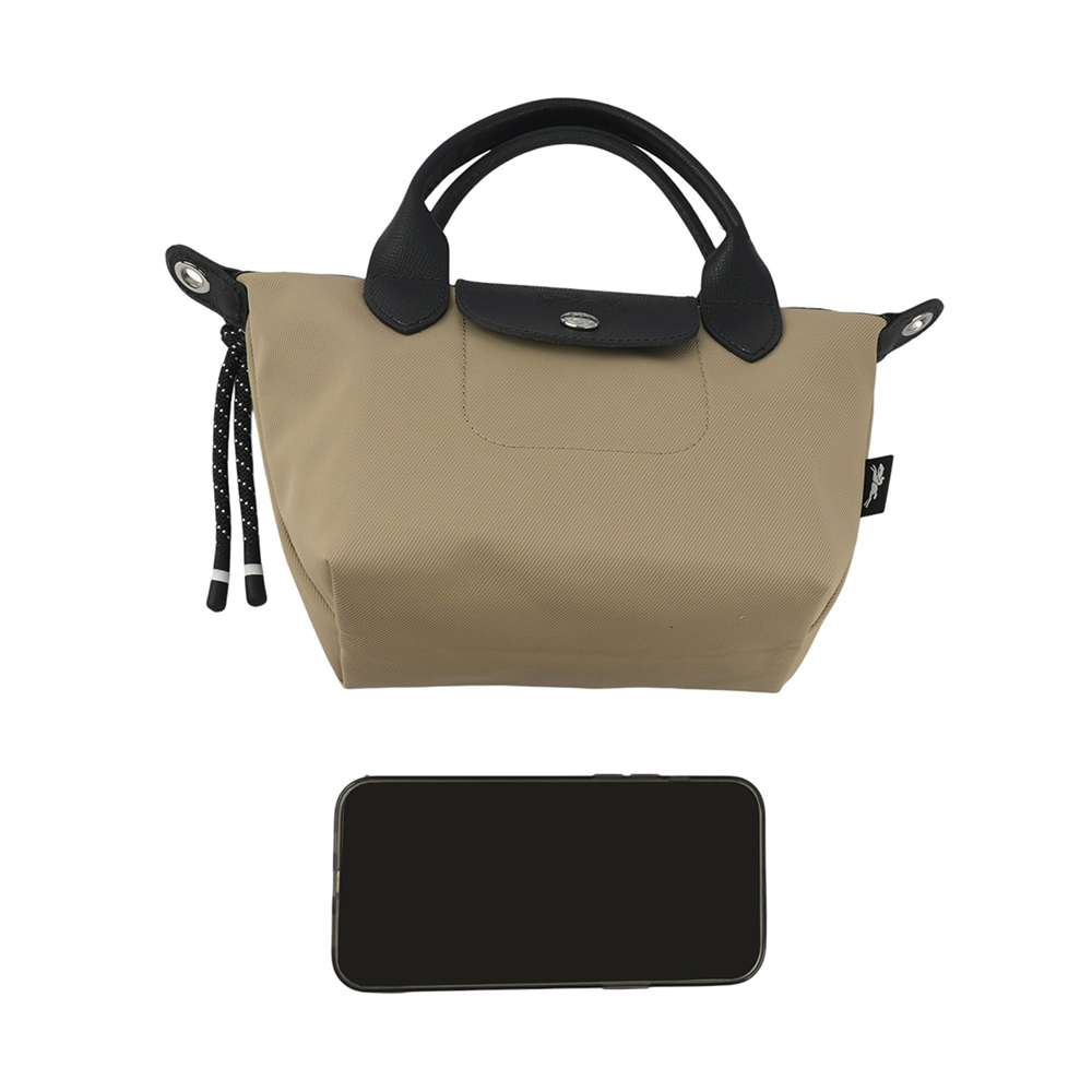 LONGCHAMP LE PLIAGE ENERGY 迷你再生帆布二用包/土褐色, , large