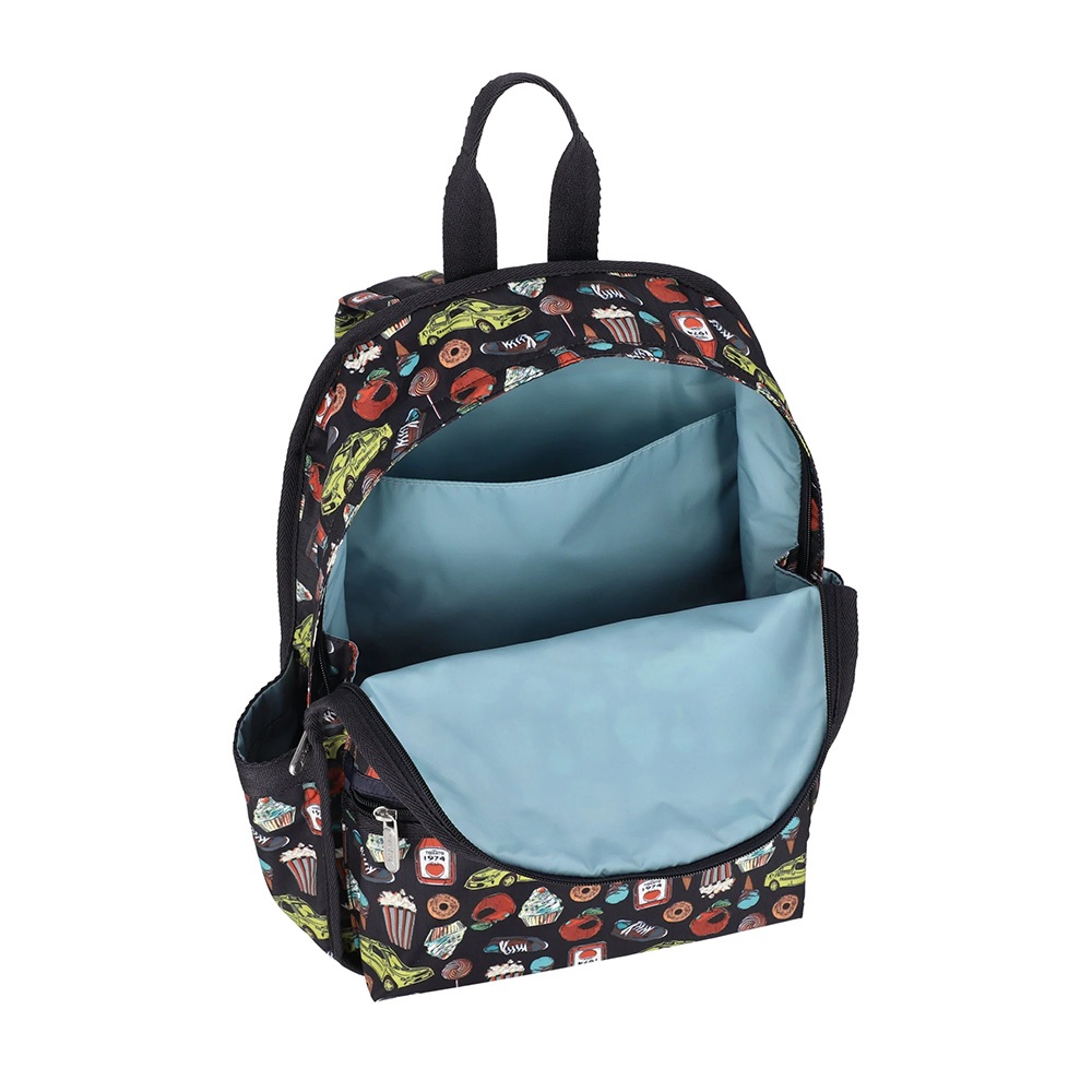 |快速出貨|Lesportsac Route Small Backpack 小型健行後背包/ 紐約風美食插畫, , large