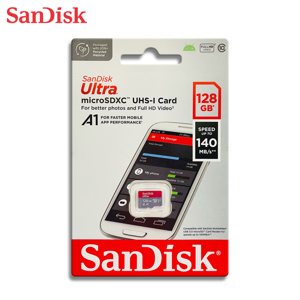 SanDisk Ultra 128G UHS-I C10 A1 U1 microSDXC, , large